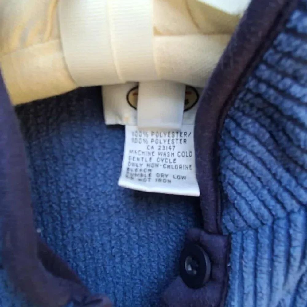 Talbots Blue Soft Ribbed Pullover size Medium - Picture 6 of 8